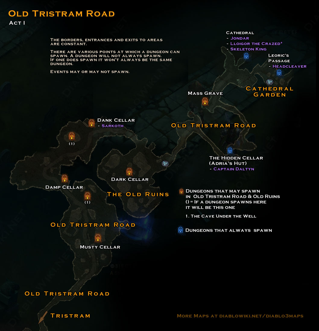 Old tristram road map.jpg